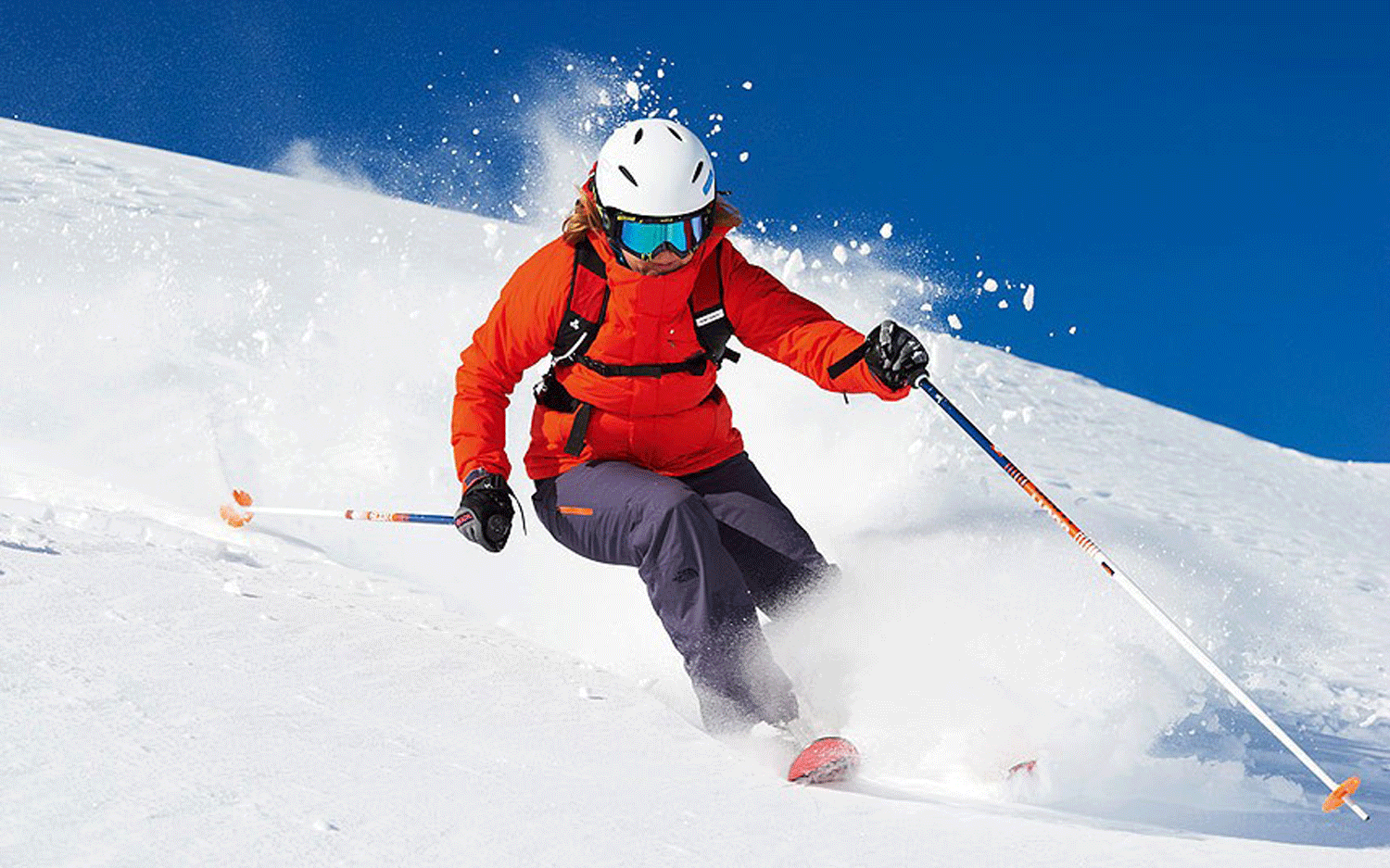 Womens Skiing Mountain Lovely