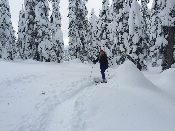 Skinning in Alpental