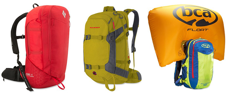 avalanche airbag packs