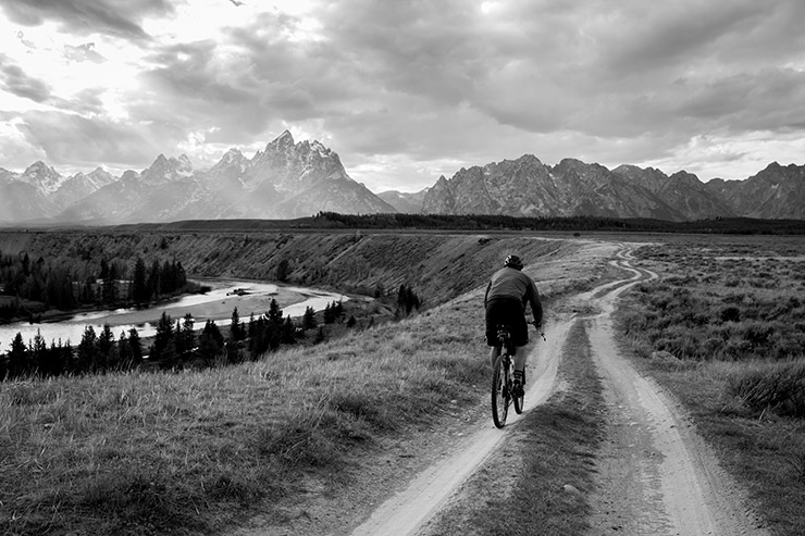 Bike riding around Grand Teton National Park